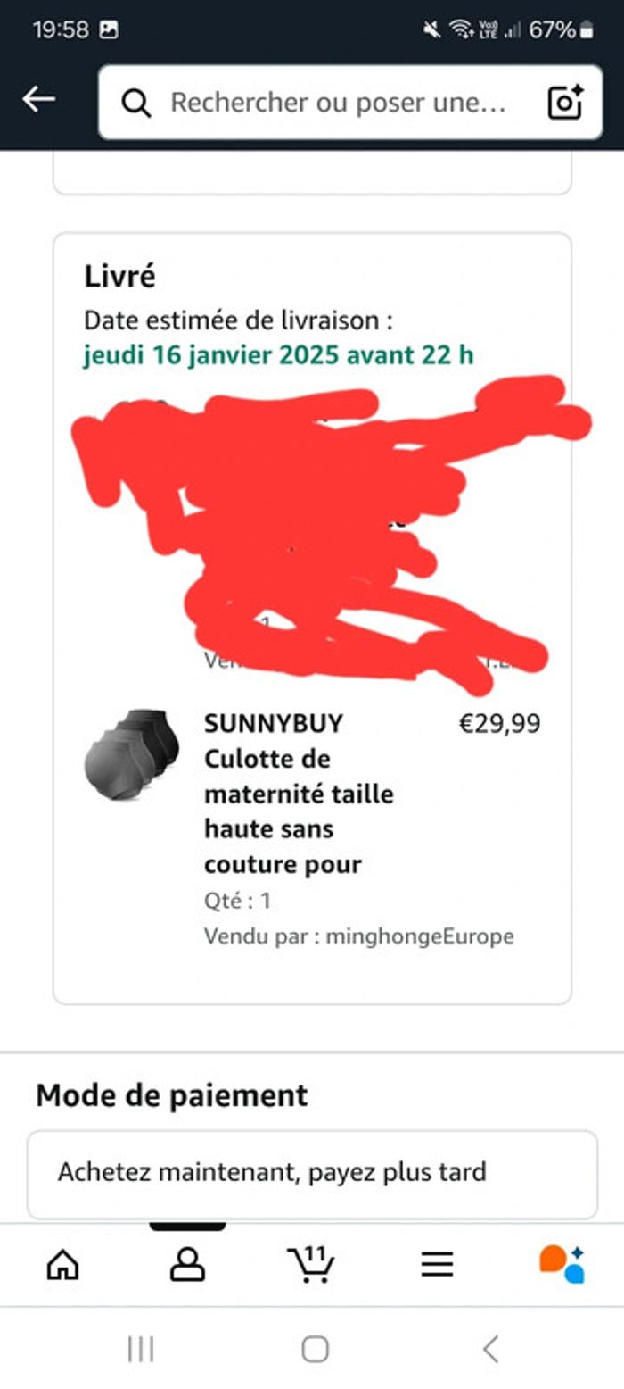 Culotte de grossesse taille M neuf - photo numéro 9