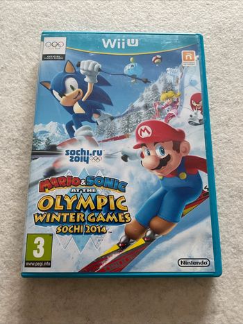 Mario Et Sonic Aux Jeux Olympiques D'hiver De Sotchi 2014 Jeu Nintendo Wii U