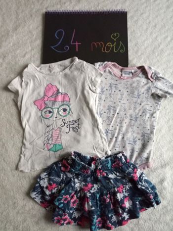 Lot 3 pièces fille s40