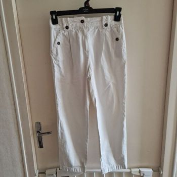 T36 Pantacourt blanc