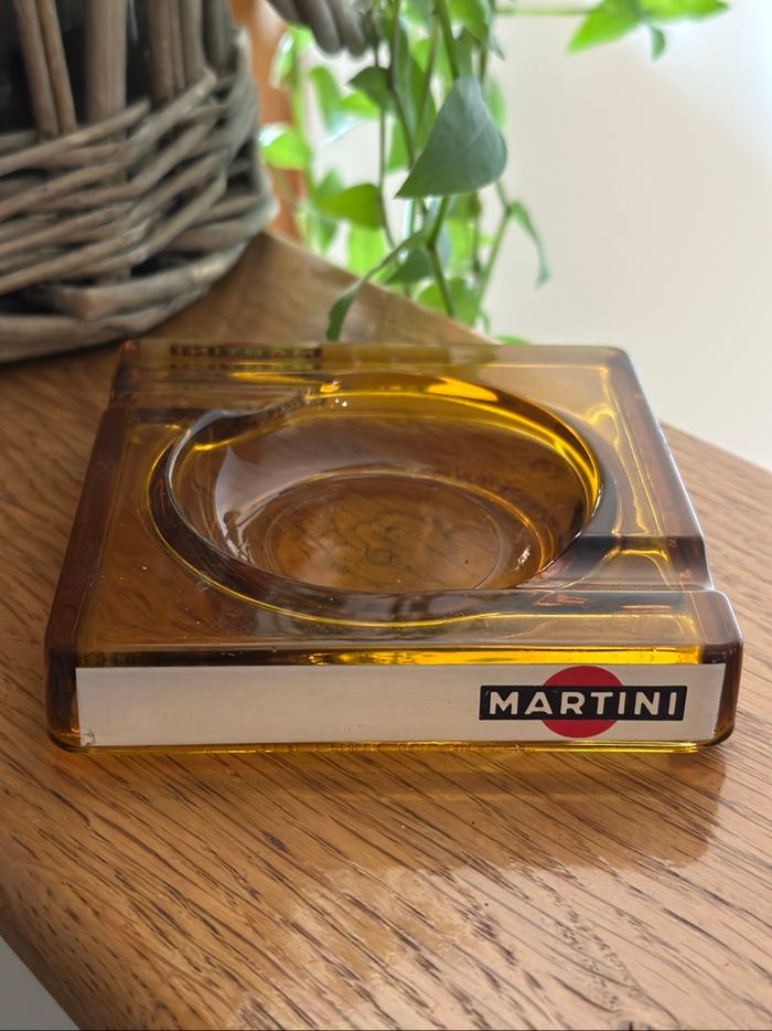 Magnifique cendrier Martini vintage - photo numéro 3