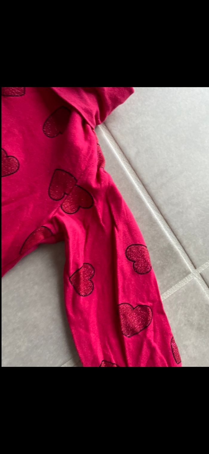 Sous pull col roulé avec cœurs 4 ans - photo numéro 7