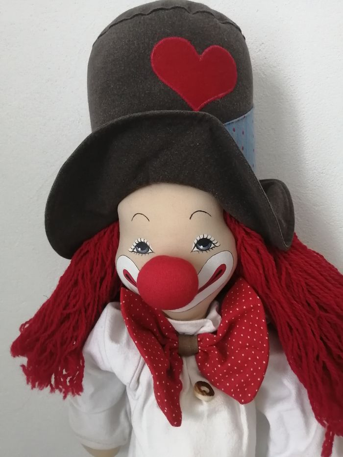 poupée chiffon clown - photo numéro 4