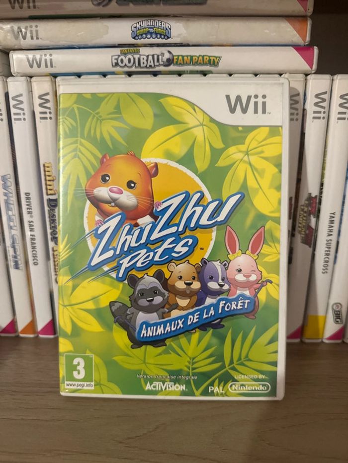 Zhuzhu pets animaux de la forêt jeu Wii