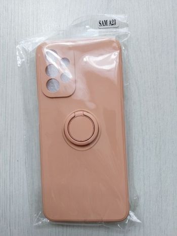 Coque Silicone Samsung Galaxy A23 5G/4G, 360° Bord Antichoc avec dragonne