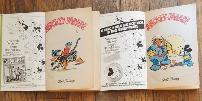 Lot anciens mickey parade début années 80 vintage - photo numéro 4