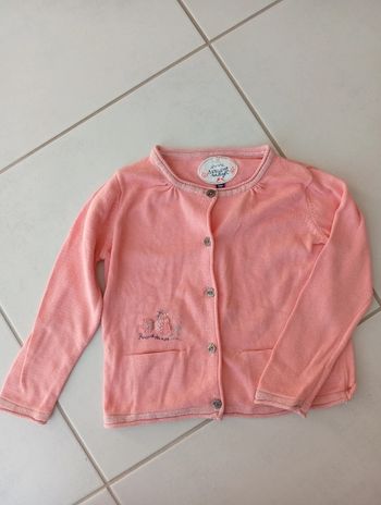 Gilet rose Sergent major taille 4 ans