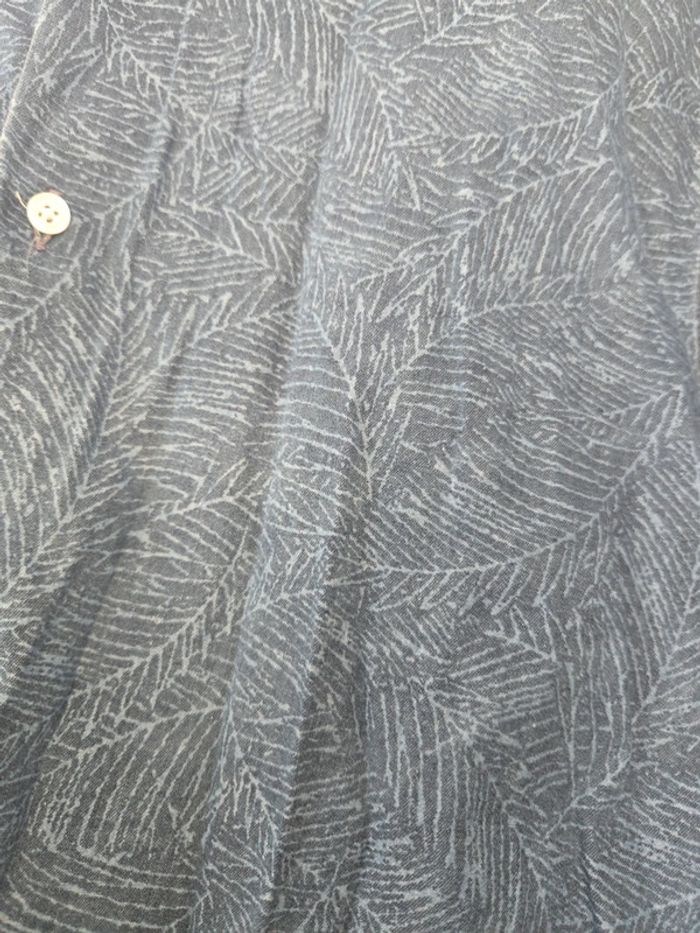 Chemise bleu avec feuilles Jerem taille XL - photo numéro 2