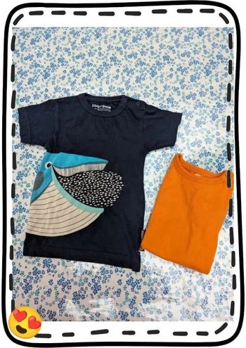 Tee-shirt 12 mois Coq en pâte + 1 tee-shirt offert