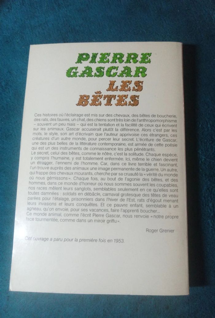 Pierre Giscard - Les bêtes - photo numéro 2
