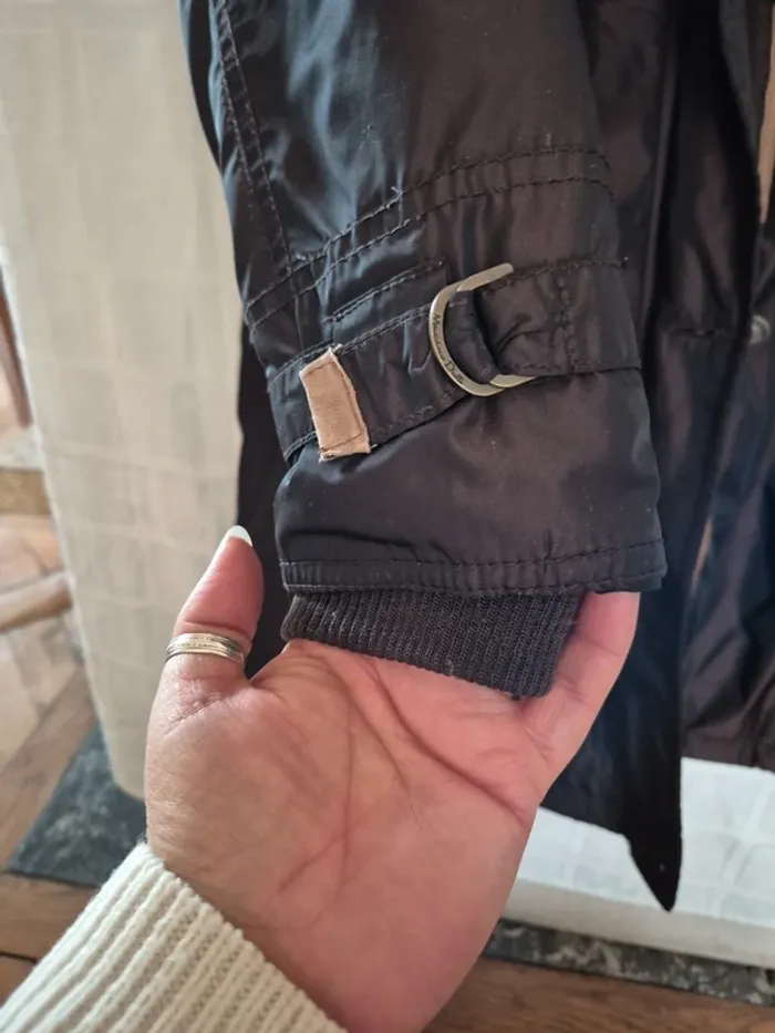 manteau à capuche massimo dutti taille 40 - photo numéro 4