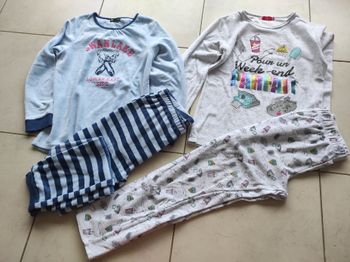 Lot pyjama fille hiver 12 ans