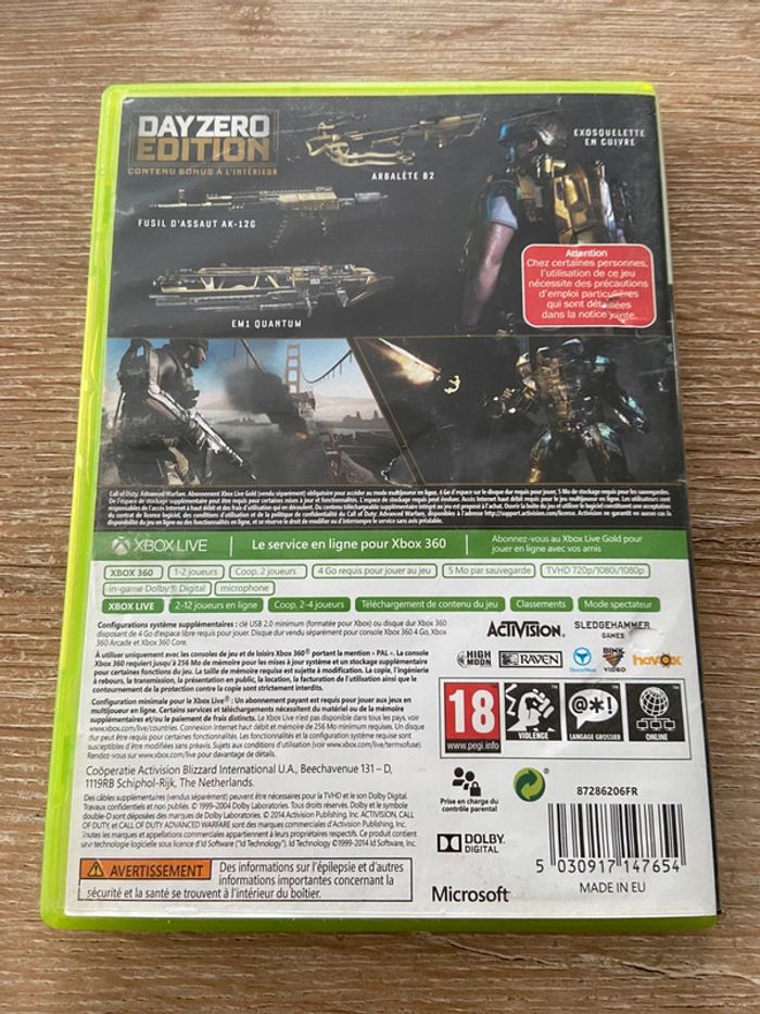 Call of duty advanced warfare xbox 360 - photo numéro 3