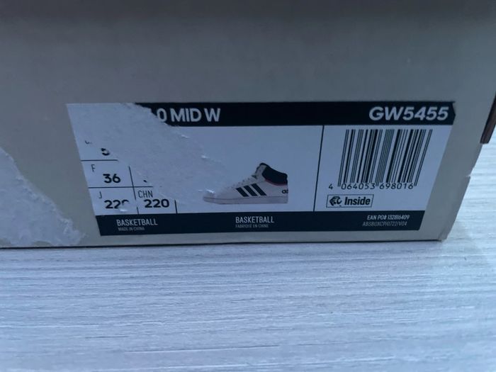 Chaussures/ baskets Adidas Hoops 3.0 femme - photo numéro 5