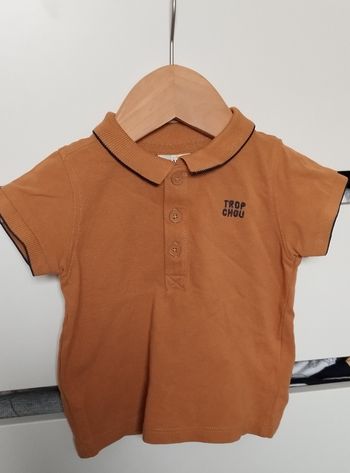 Polo MC garçon 6 mois tape à l'oeil