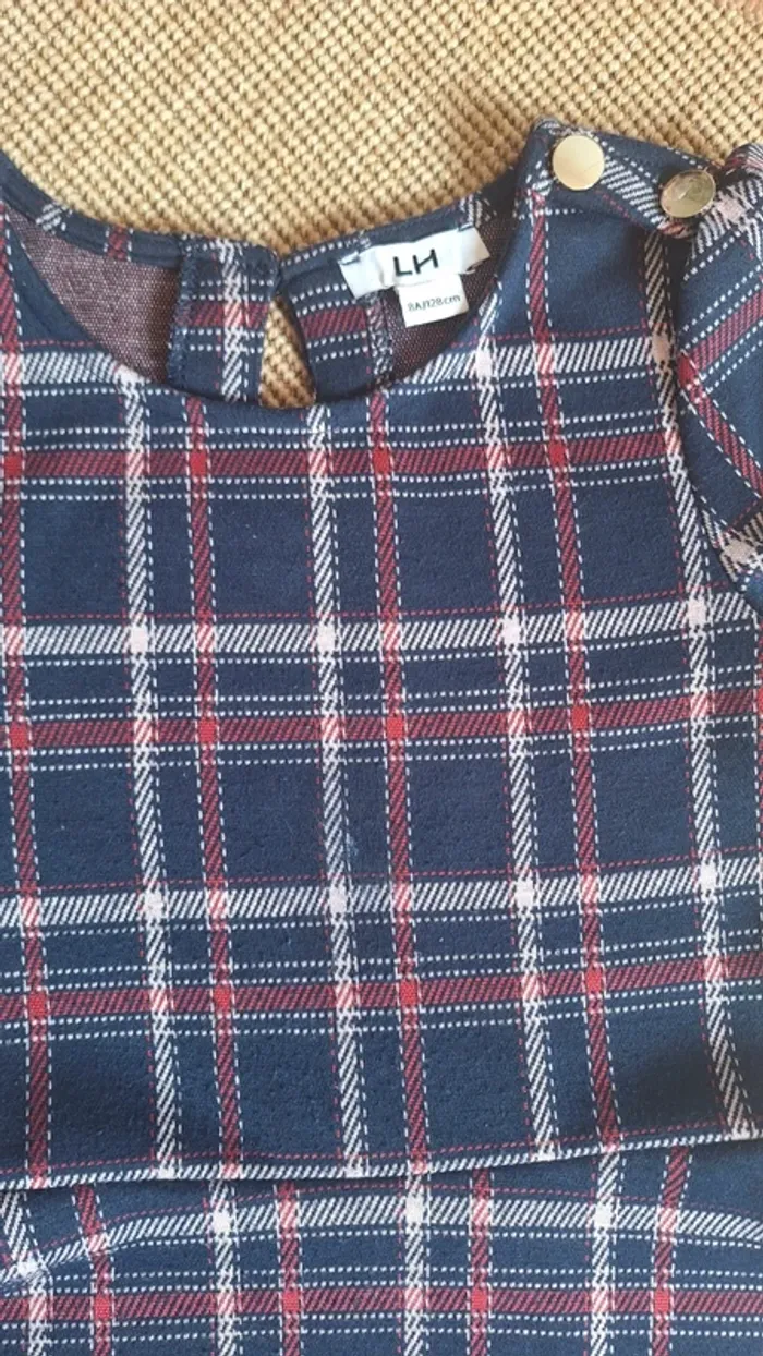 Magnifique robe à carreaux Taille 8ans - photo numéro 2