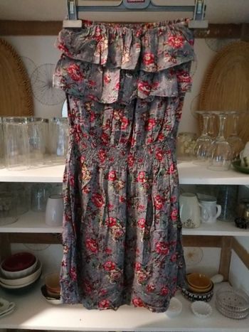 Robe bustier fleurie