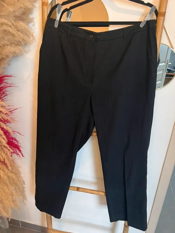 Pantalon noir velours