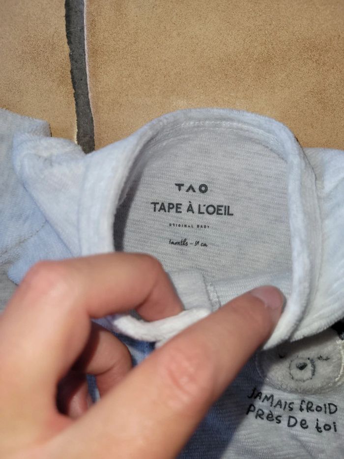 Pyjama 1 pièce tao 3mois - photo numéro 3