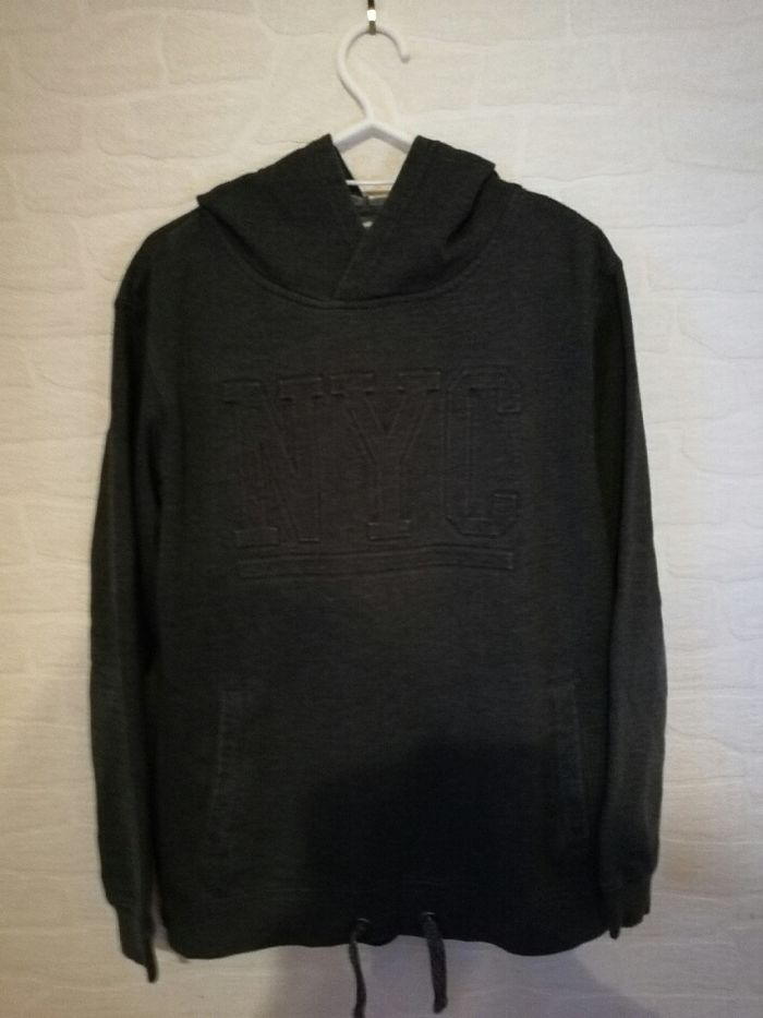Sweat à capuche gris marque Firefly taille 14 ans