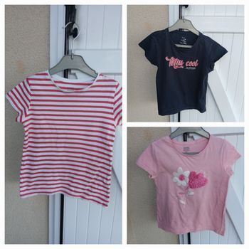 Lot de 3 tee-shirts filles taille 8 ans
