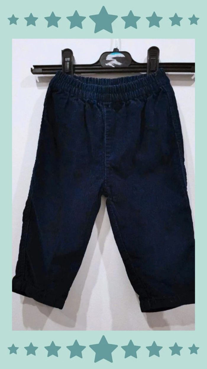 🍄 Pantalon velours 12 mois - photo numéro 3