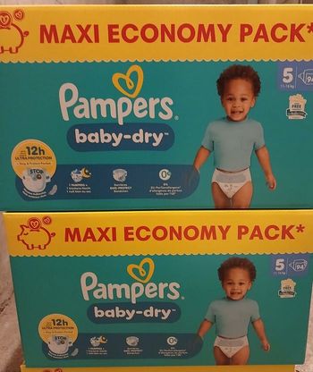 Couche pampers taille 5