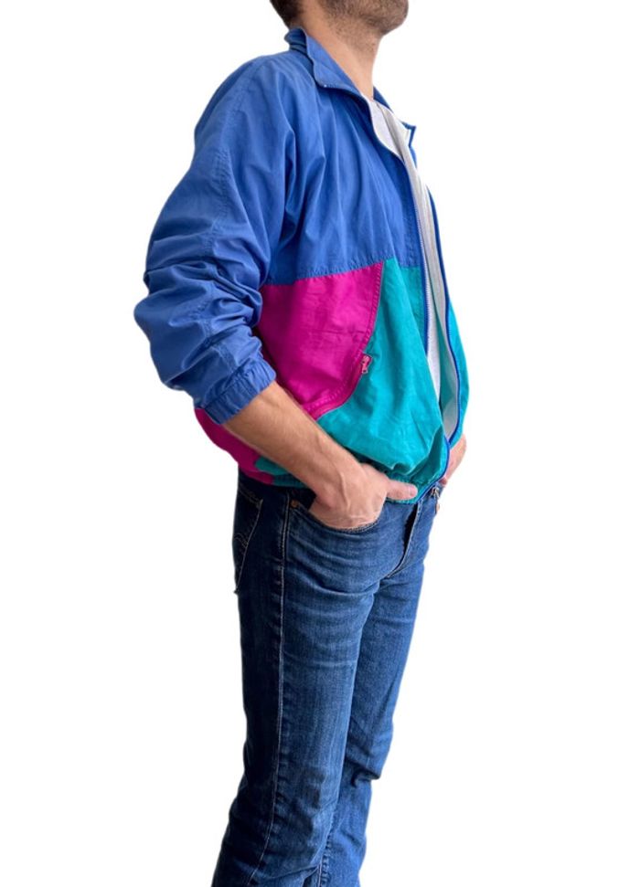 🫟Veste survêtement vintage Ellesse Streetwear Color block vibes 90s Track Jacket🫟 - photo numéro 3