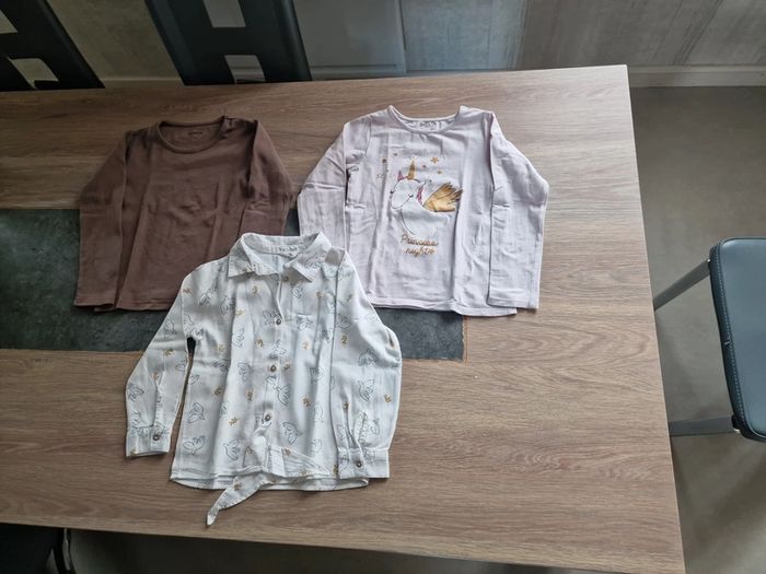 4 t shirt manches longues