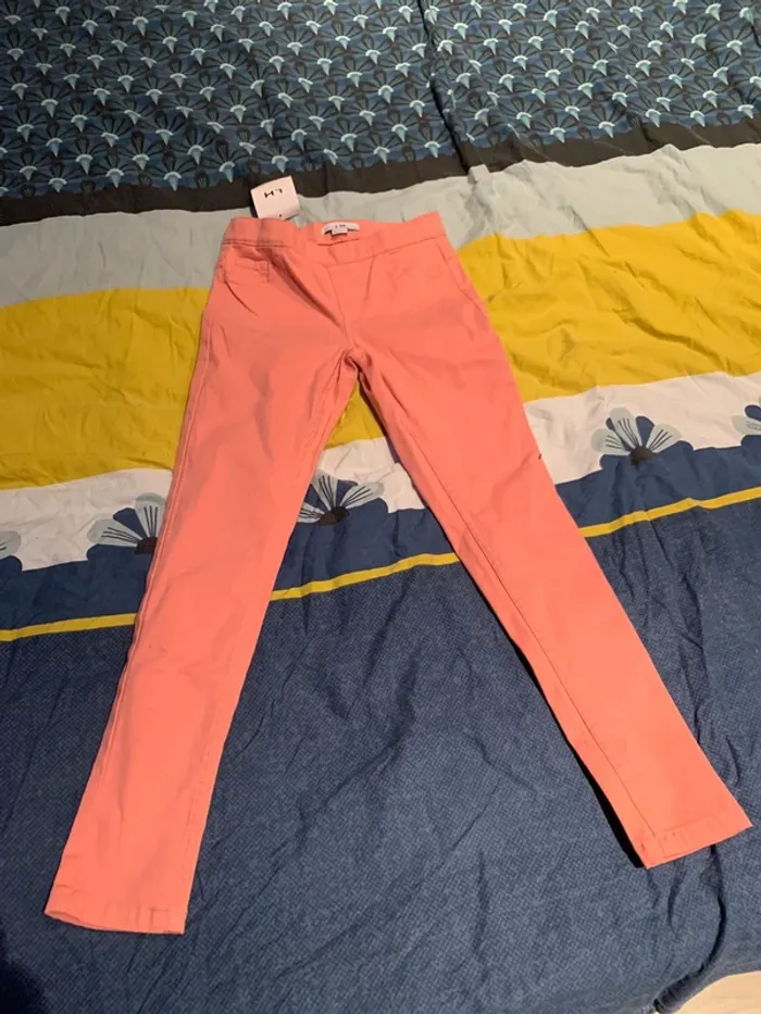 Jeans rose sans bouton la halle
