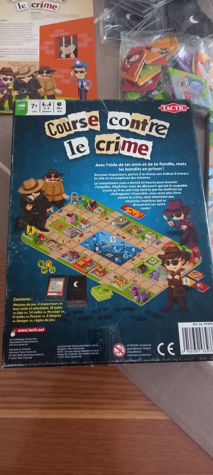 Jeu de société course contre le crime - photo numéro 5
