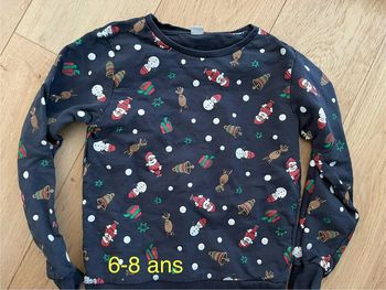 Pull sweat Noël 6/8 ans