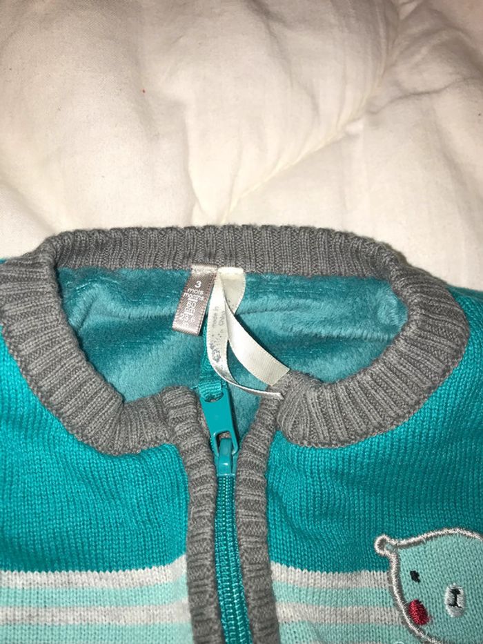 gilet doublé orchestra 3 mois - photo numéro 4