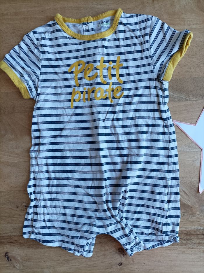Barboteuse 18 mois petit pirate