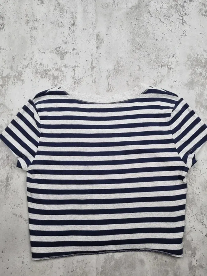 Crop top rayé Tommy Hilfiger – Taille M/38 Femmes - photo numéro 4