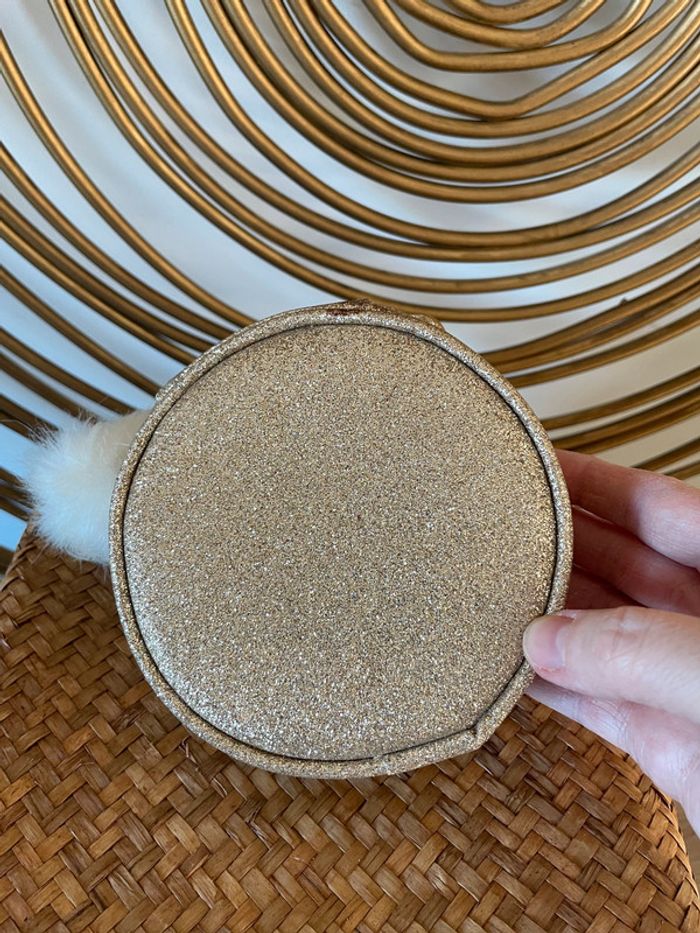 Trousse/porte monnaie doré chat Maisons du monde - photo numéro 2