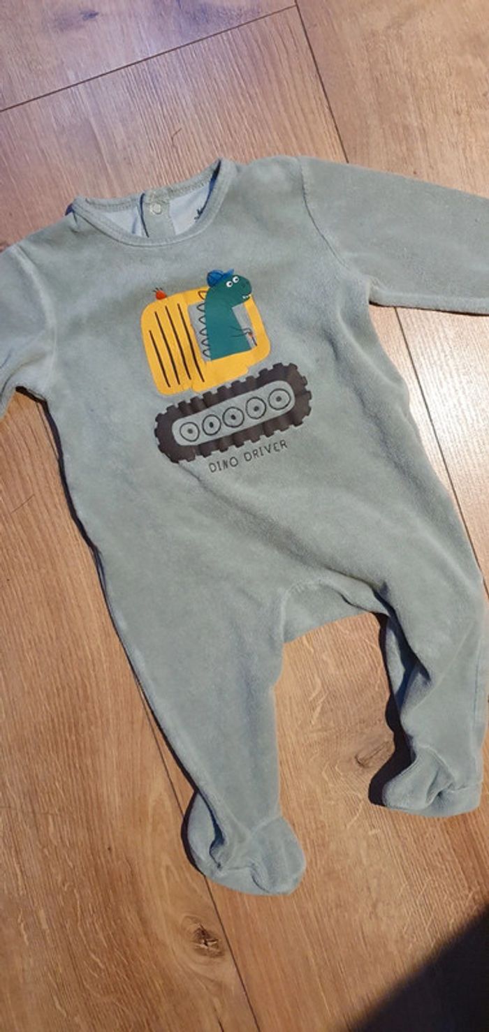 Pijama velours 9 mois