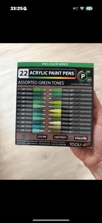 Boite Feutres Tooli Art Vert XF