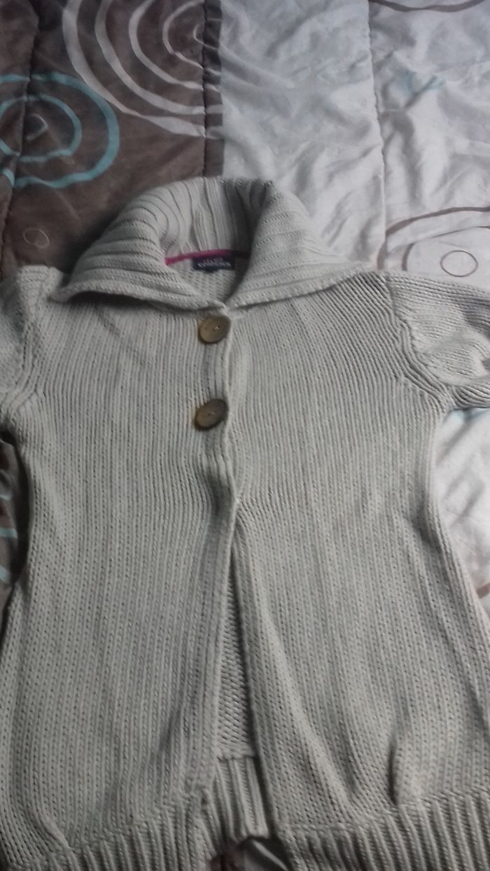 vend gilet a manche courte fille 12 ans