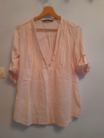 Blouse rose taille S