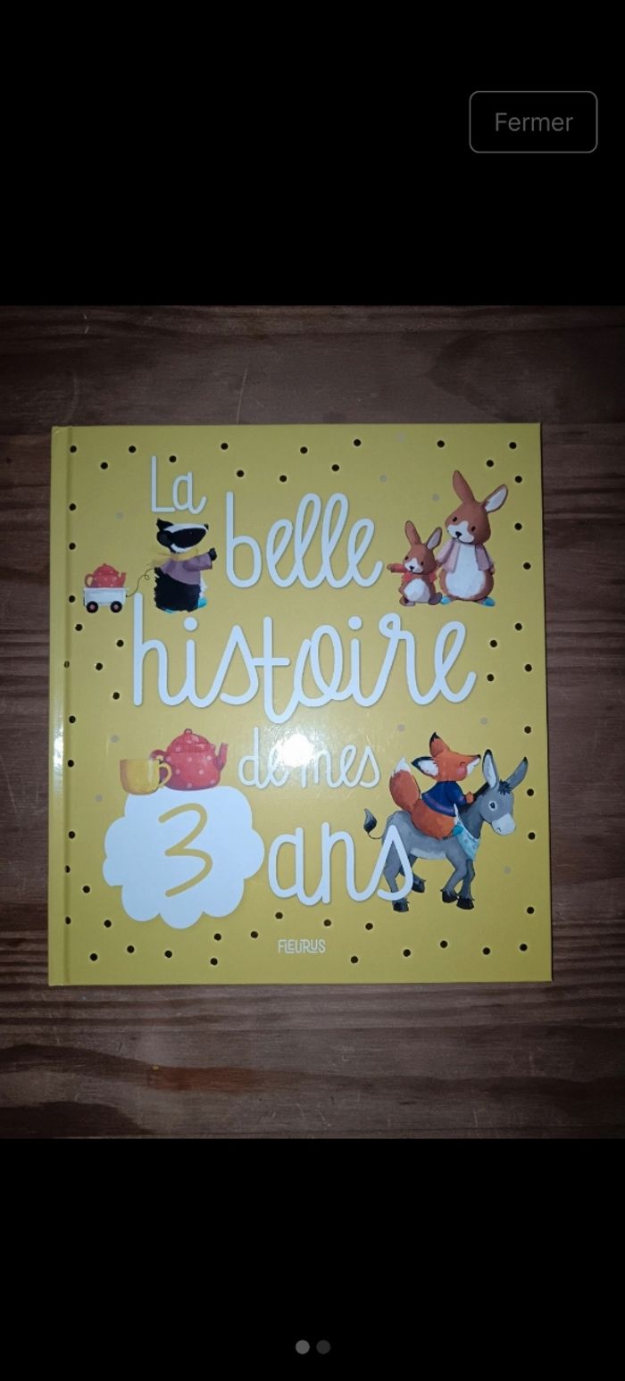 Livre sur mes 3 ans