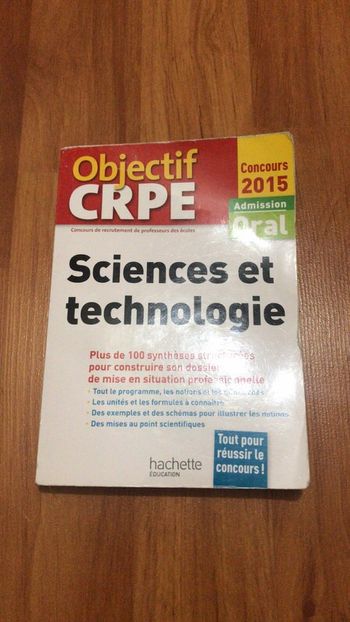 Livre de sciences