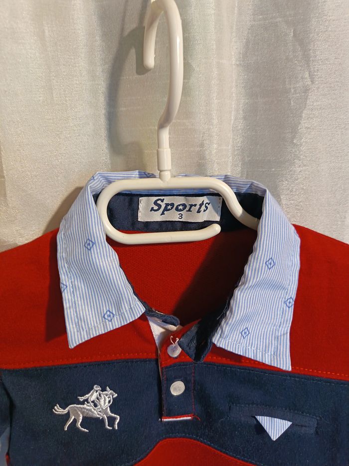 polo sur chemise de Sports 3 ans réf 72 D 19 - photo numéro 3