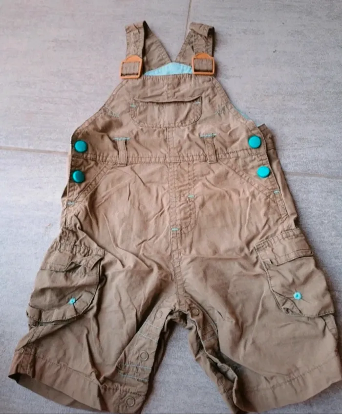 Salopette short bébé garçon 12 mois
