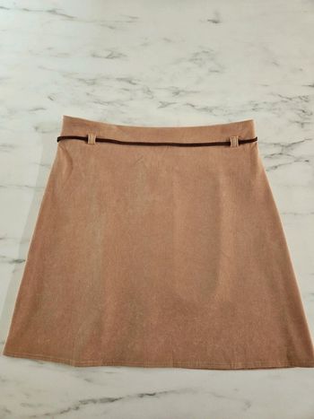 Pimkie jupe beige aspect daim taille S