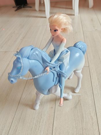 Reine des neiges et son cheval