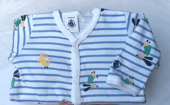 Pyjama fin Petit Bateau 1 mois