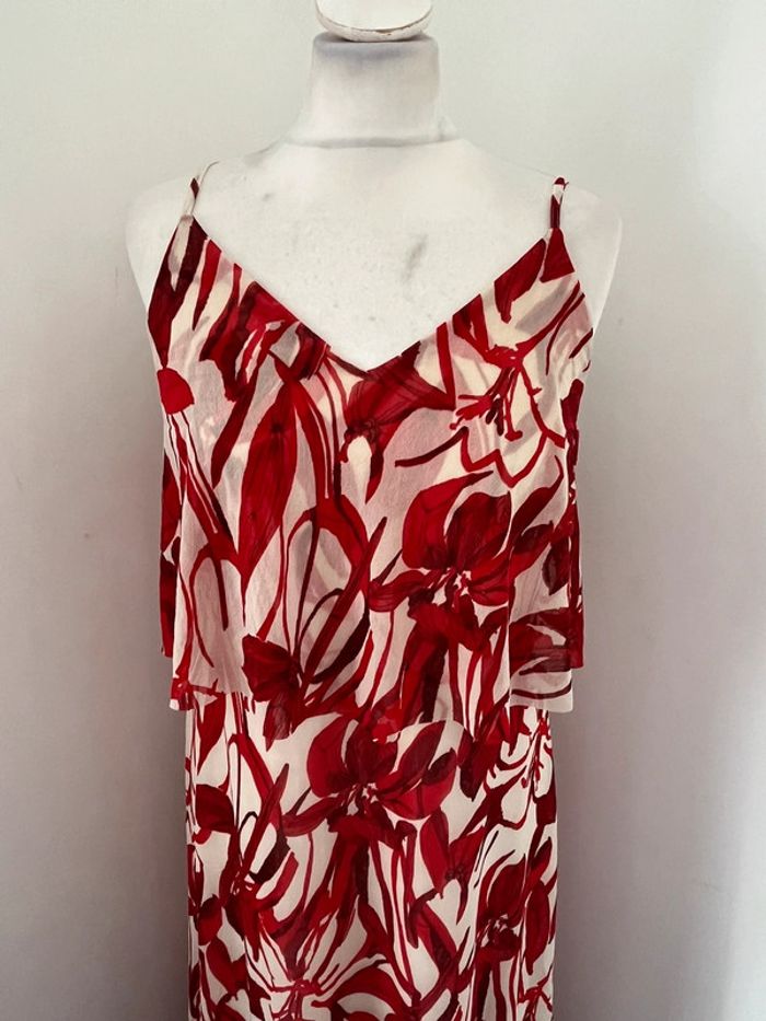 Robe longue à fleurs mango S neuve - photo numéro 3