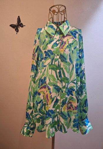 Chemise fluide imprimée