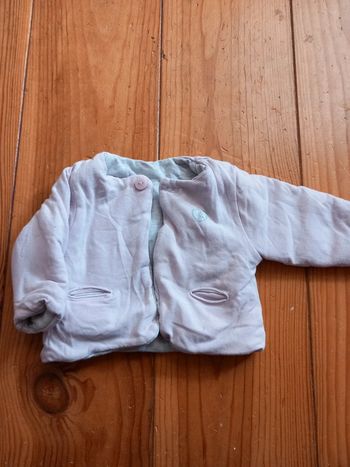 Veste réversible naissance